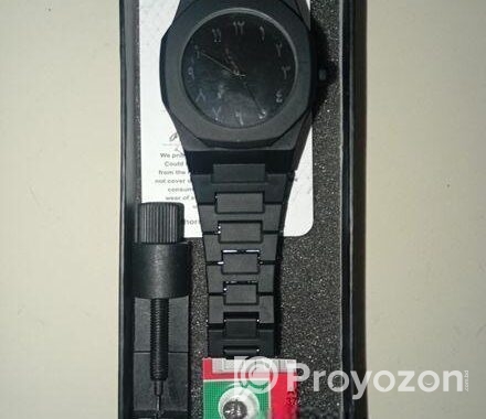 Black Arabic Aura Watch
