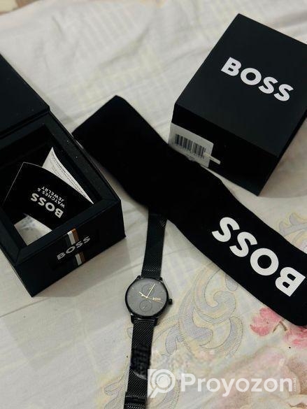 Brand New Boss watch with mesh bracelet