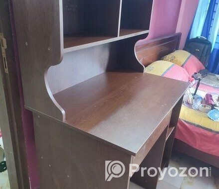 Like-New Regal Reading Table – Antique Finish