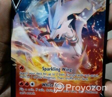 Pokemon Reshirem (v) Card