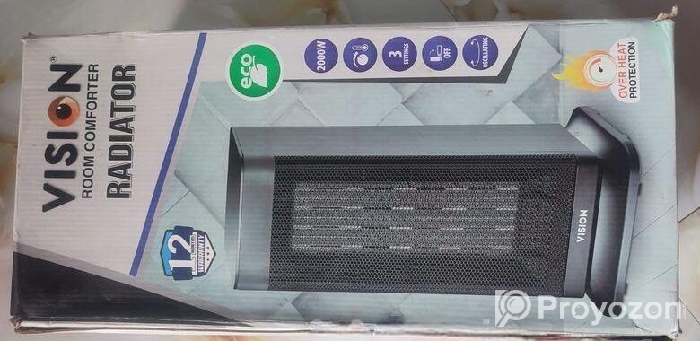 Vision Room Heater – 2000W | White Like New