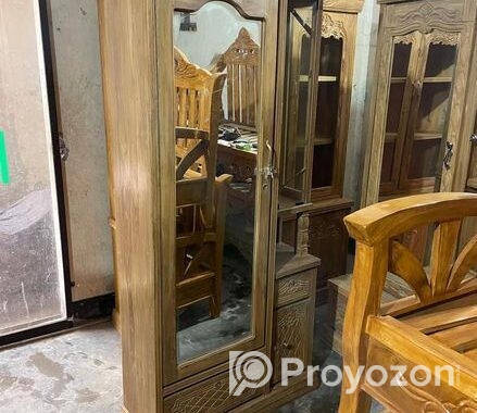 সেগুন কাঠের ড্রেসিং টেবিল