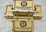 Saffron Goat Milk Soap Bar With Wooden Box