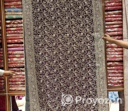 জামকালো ব্রাইডাল/পার্টি ওয়্যার শাড়ি