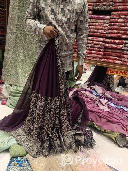 জামকালো ব্রাইডাল/পার্টি ওয়্যার শাড়ি