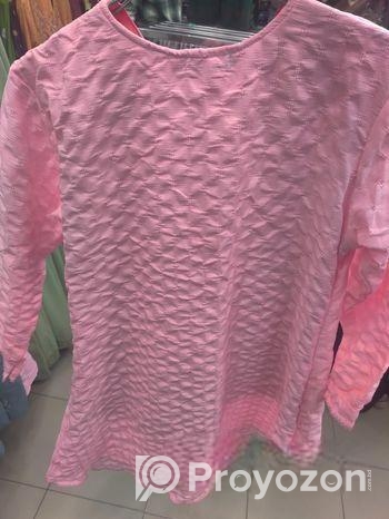 XXL western pink dress .