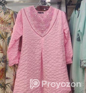XXL western pink dress .