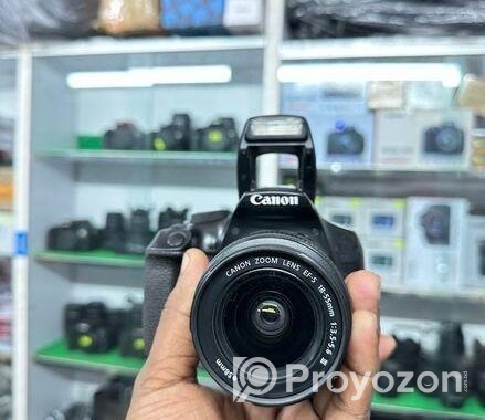 Canon 1300d with 18 55mm lens