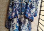 Ready Made Pure dubai silk Digital Print Three Pie