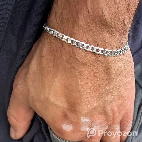 স্টাইলিশ অরিজিনাল রুপার ব্রেসলেট