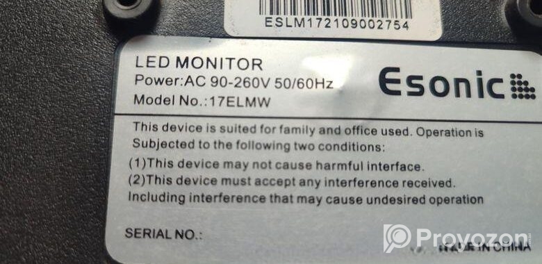 esonic just monitor