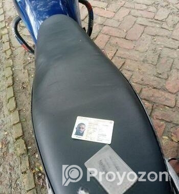 Bajaj Platina blue Color 2014