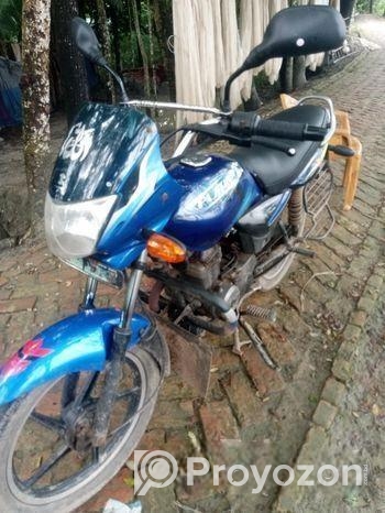 Bajaj Platina blue Color 2014