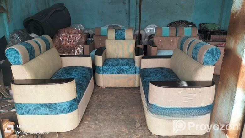 ২+২+১-৫ সিট D গদি সোফা সলিড ফোম