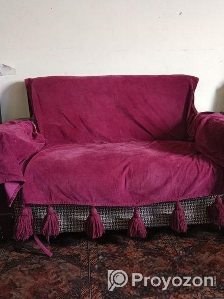 কাঠের সোফা