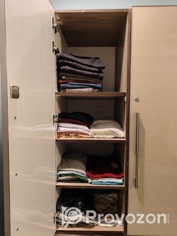 Large Closet with hydrolic doors and drawers