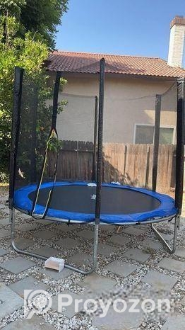6 FT Outdoor Trampoline with Safety Enclosure Net