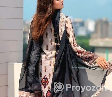 ইন্ডিয়ান ওয়েটলেছ জর্জেট কাপড়ের থ্রি পিছ