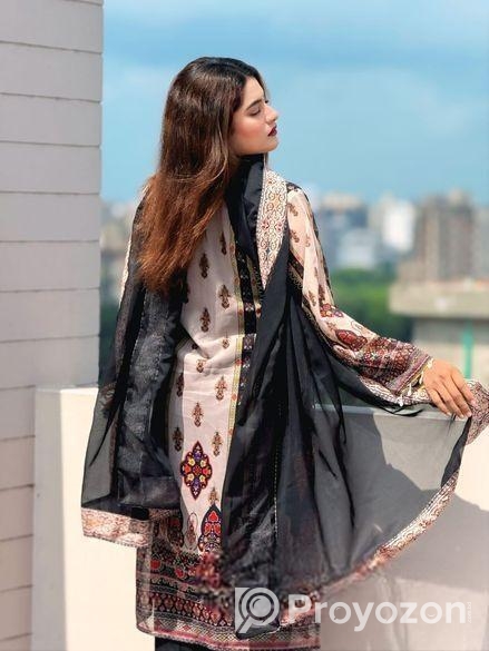 ইন্ডিয়ান ওয়েটলেছ জর্জেট কাপড়ের থ্রি পিছ