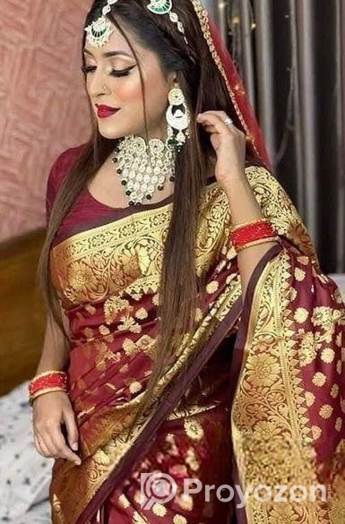 সিল্ক কাতান শাড়ি