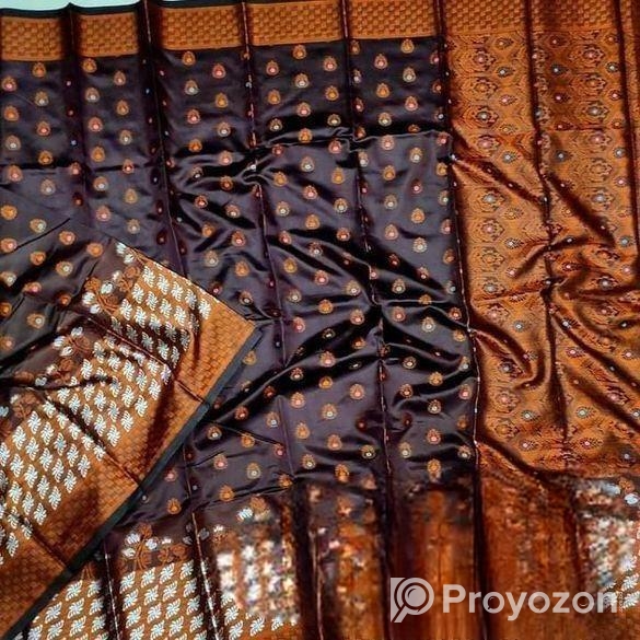 সিল্ক কাতান শাড়ি