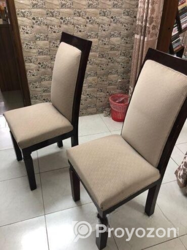 Dining Table with 6 Chairs Wooden Handmade