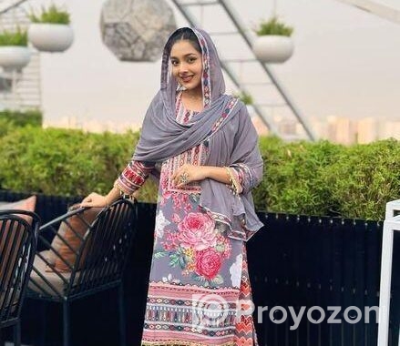 মাইক্রো সিল্ক কাপড়ে ডিজিটাল প্রিন্ট কাজ করা রেডিমে