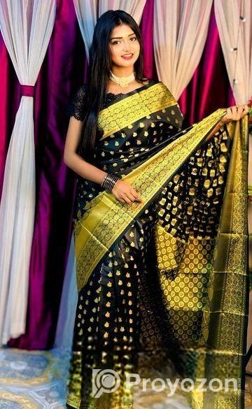 সিল্ক কাতান শাড়ি