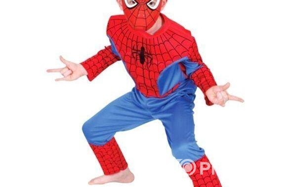 Spiderman Fancy Dress Costume Superhero Kids Carto