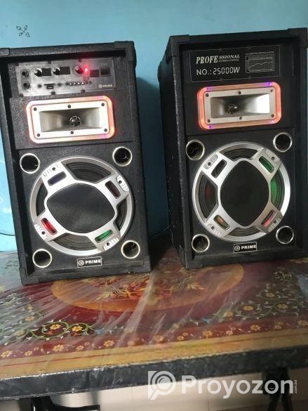 সাউন্ড বক্স ১০ ইঞ্চি দুইটা স্পিকার ভেছ মাথা নষ্ট