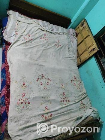 সেগুন কাঠের সিঙ্গেল খাট