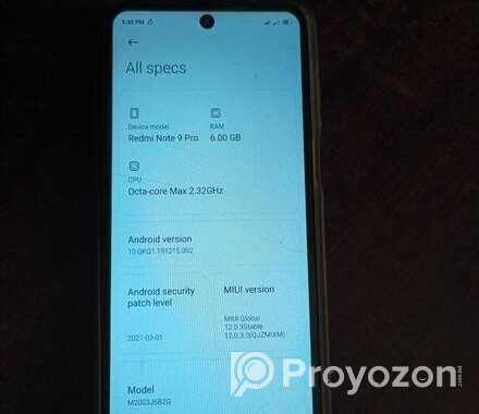 Xiaomi Redmi Note 9 Pro (Used)