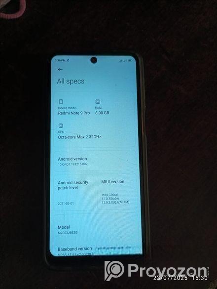 Xiaomi Redmi Note 9 Pro (Used)