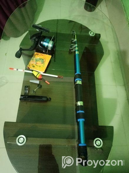 ফিশিং হুইল ৬ ফিট কার্বন ফাইভার শিপ সহ ফুল সেট