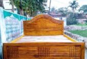 সেগুন কাঠের তৈরি খাট