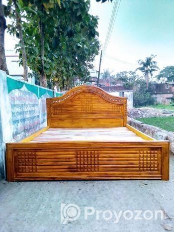 সেগুন কাঠের তৈরি খাট