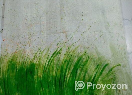 Handpaint saree