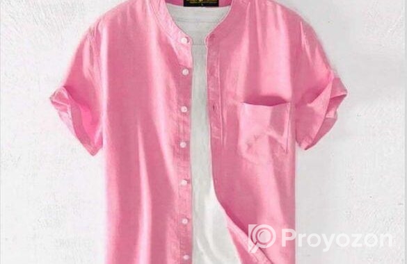 Oxford cotton casual half sleeve shirt