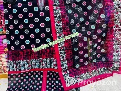 বাসায় পড়ার উপযোগী সুতি  থ্রিপিস