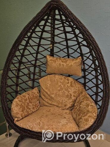 Hanging Egg Chair with stand (dolna)