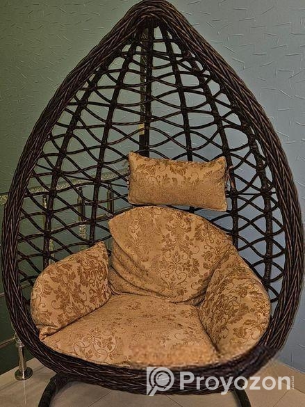 Hanging Egg Chair with stand (dolna)