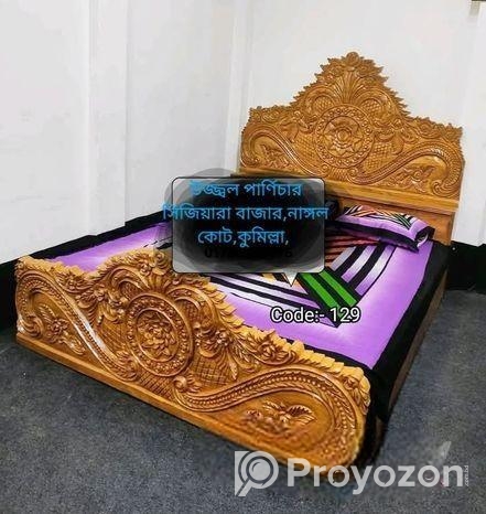 আকাশ মণি কাঠের খাট