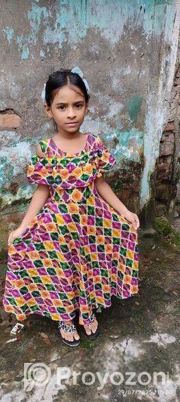 ছয় বছর বাচ্চাদের সুতি ফ্রক