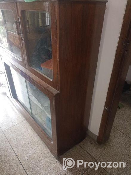 সেগুন কাঠের শোকেস