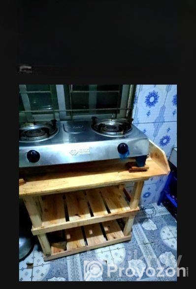 Gas stove or induction cooker stand table