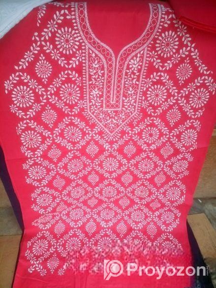 হাতের কাজের ছাপ দেওয়া জামা