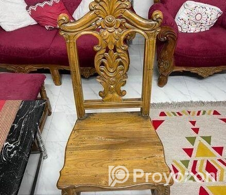 Dining Table Chairs ( Shegun Wood )