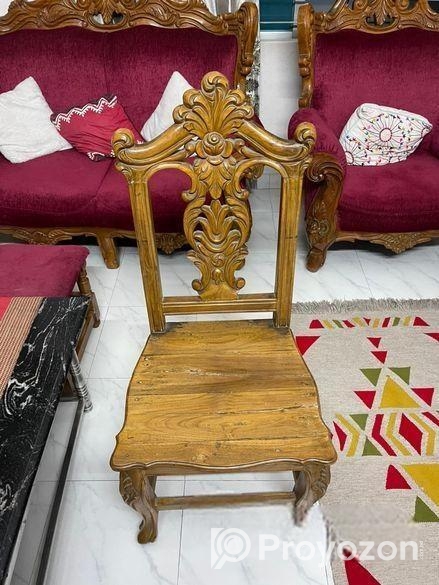 Dining Table Chairs ( Shegun Wood )