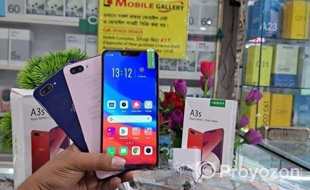 OPPO A3s 6 128 ফুল বক্স (New)