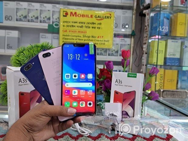 OPPO A3s 6 128 ফুল বক্স (New)